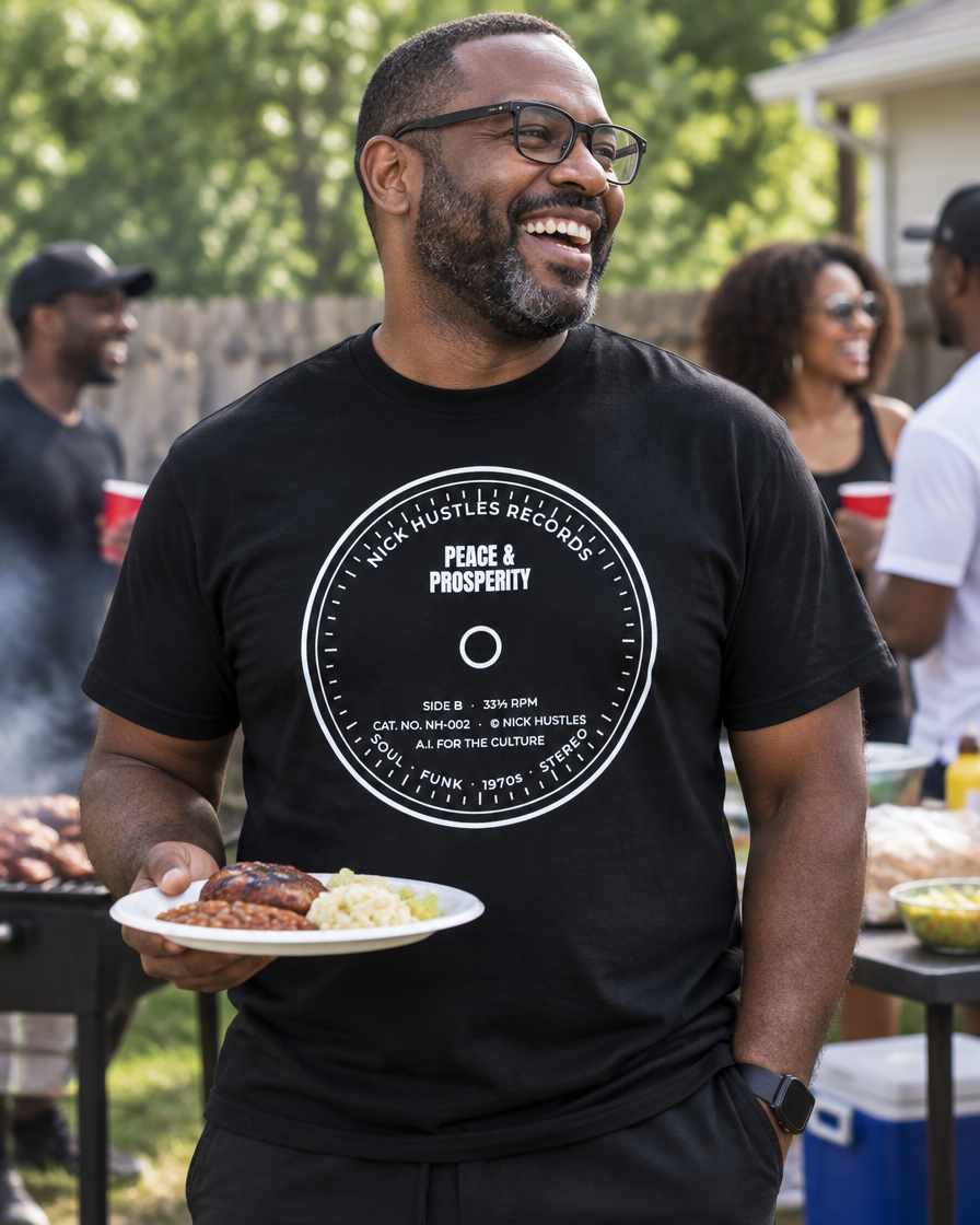 Peace & Prosperity record label tee lifestyle